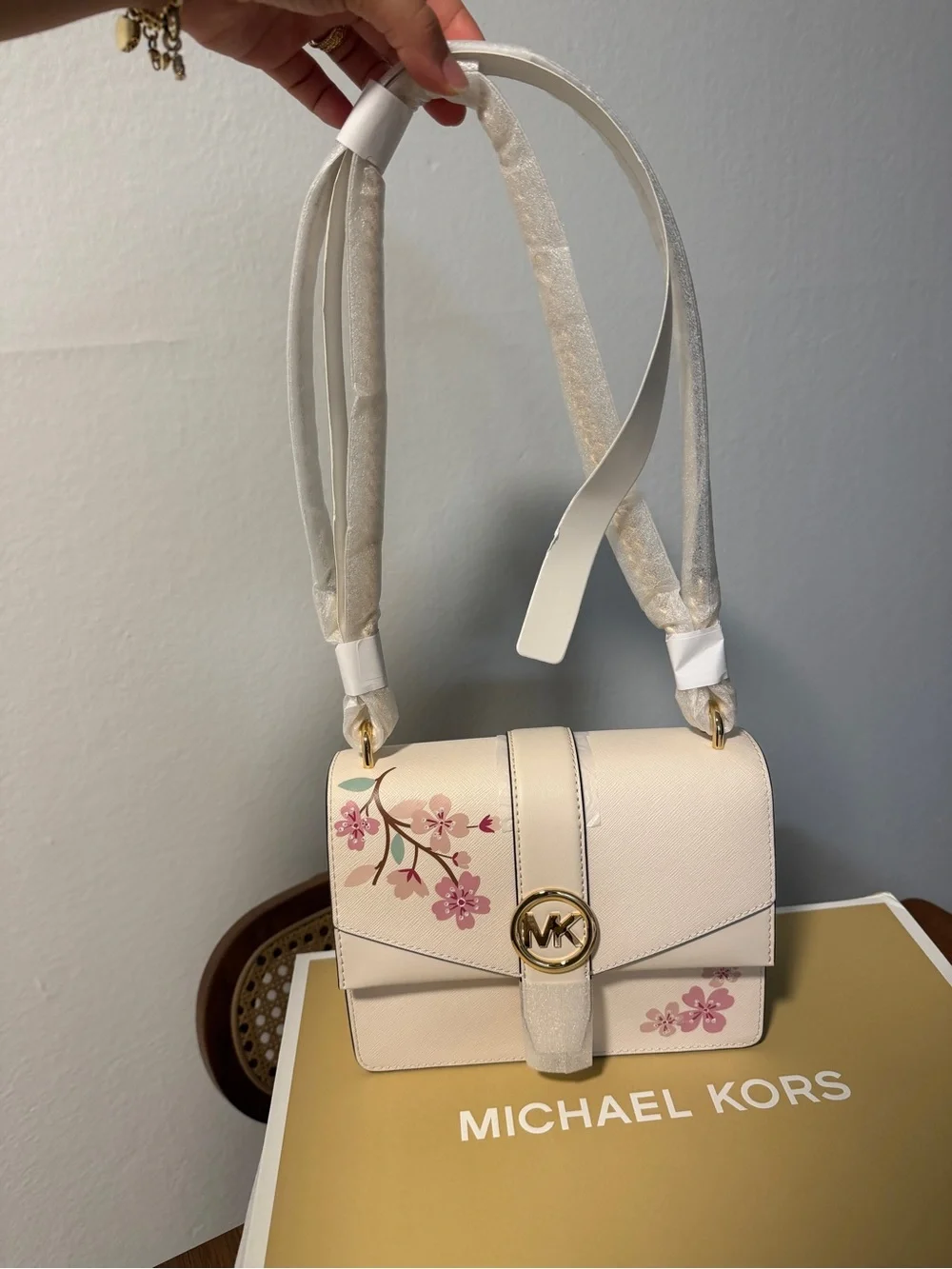Michael Kors flap polished
